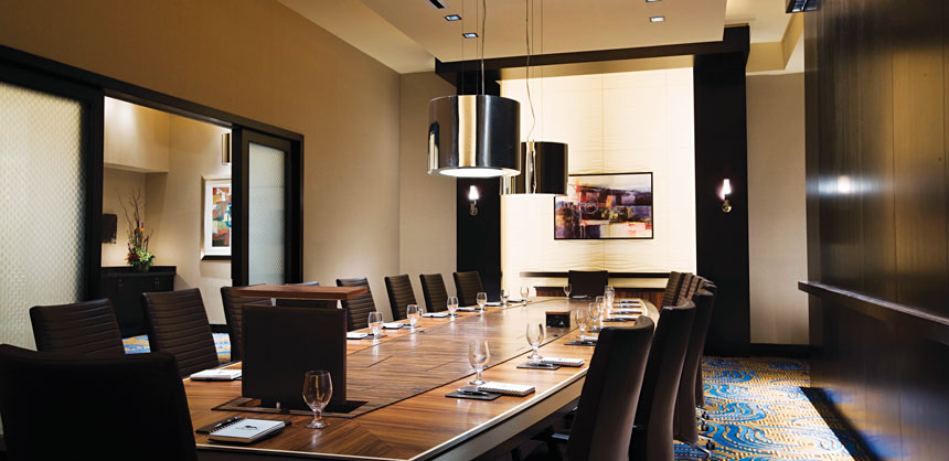 The Executive Board Room at Foxwoods Resort Casino is just one of many options for small meeting venues at the Connecticut meeting property. Credit: Foxwoods Resort Casino