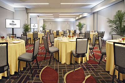 Salon C is one of four meeting rooms in the Stevens Meeting Center.