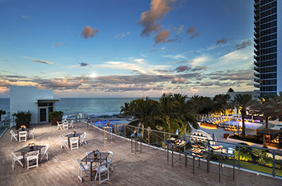 Spa Terrace at Eden Rock Miami Beach.