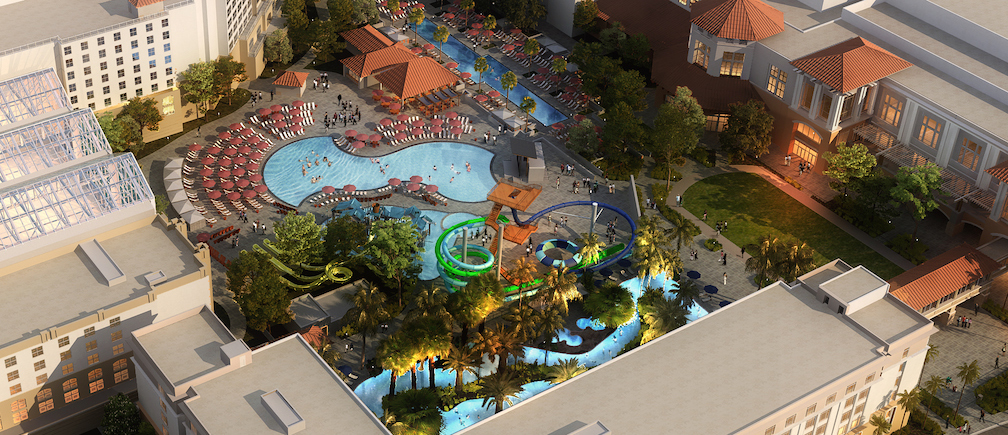 Gaylord Palms Resort To Open All-New Crystal River Rapids Water Attraction on March 1_Aerial View