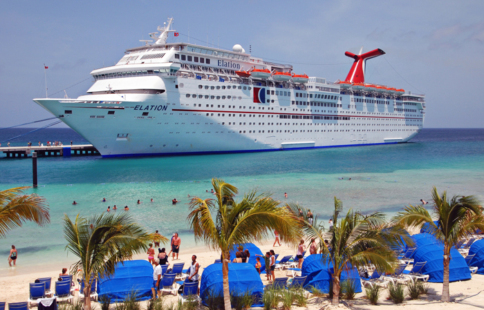 Carnival Elation in Grand Turk. Courtesy of Carnival Cruise Line