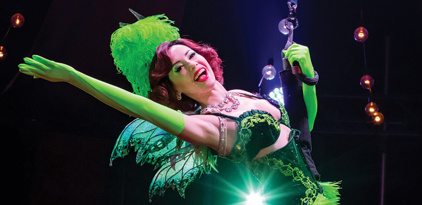 The highly acclaimed show “Absinthe” is a mix of acrobatics, cabaret and adult humor. Courtesy Photo