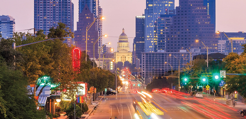 From the music scene to its unique venues and more than 49,000 hotel rooms available, Austin continues to have plenty to draw meeting planners. DepositPhotos.com