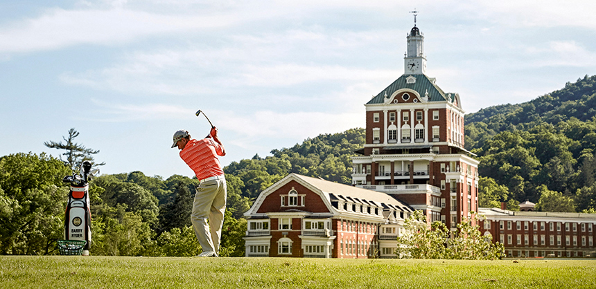 The Omni Homestead in Hot Springs, VA, also features two historic golf courses. Courtesy Photo